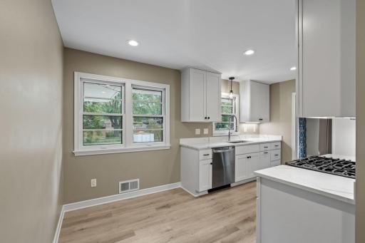 Great space for dining in the kitchen.