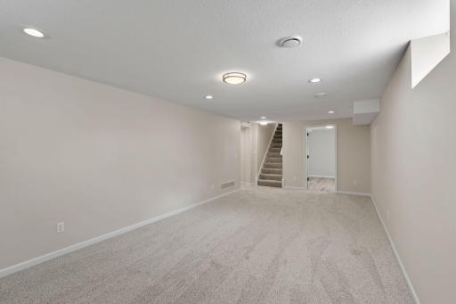 Lower level is large with another bonus room off main area.