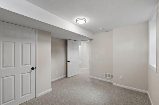 Lower level bedroom