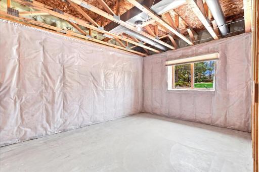 Bedroom already framed (items removed via photo shop)