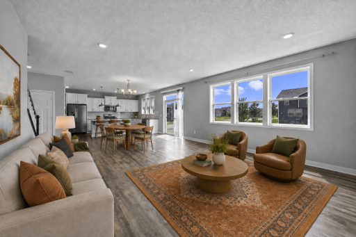 Living room Virtual Staged