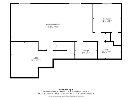 Lower level floorplan