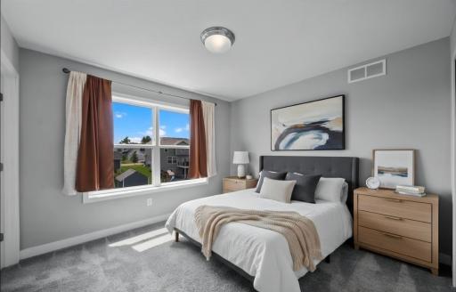 Virtual staged upper level "Junior suite" bdrm 4