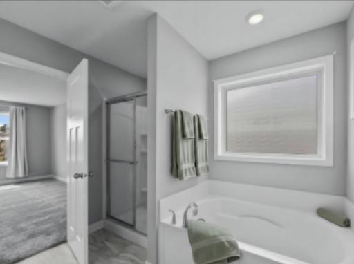 Virtual staged primary bath