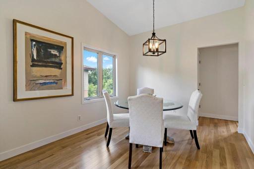 Lovely dining space off the living room