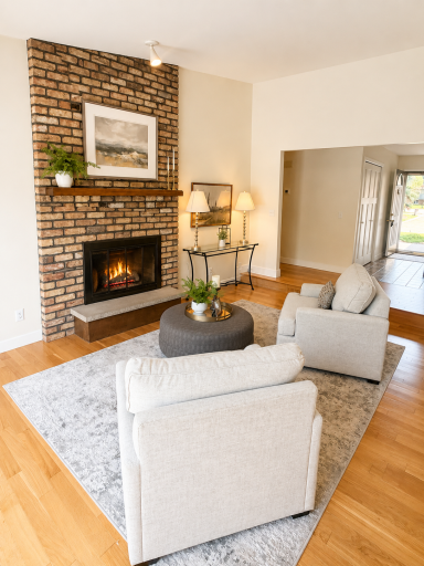 Easily entertain in this living room