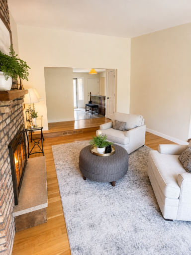 Easily entertain in this living room