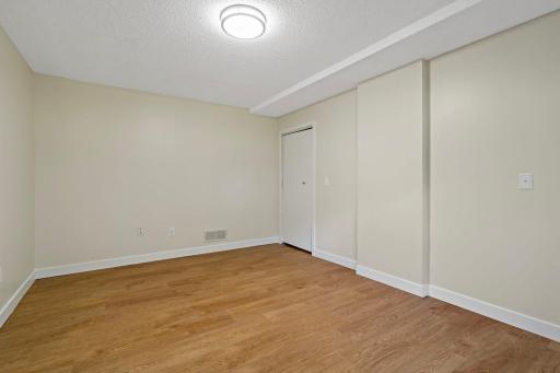 Fourth bedroom on the lower level with walk-in closet space