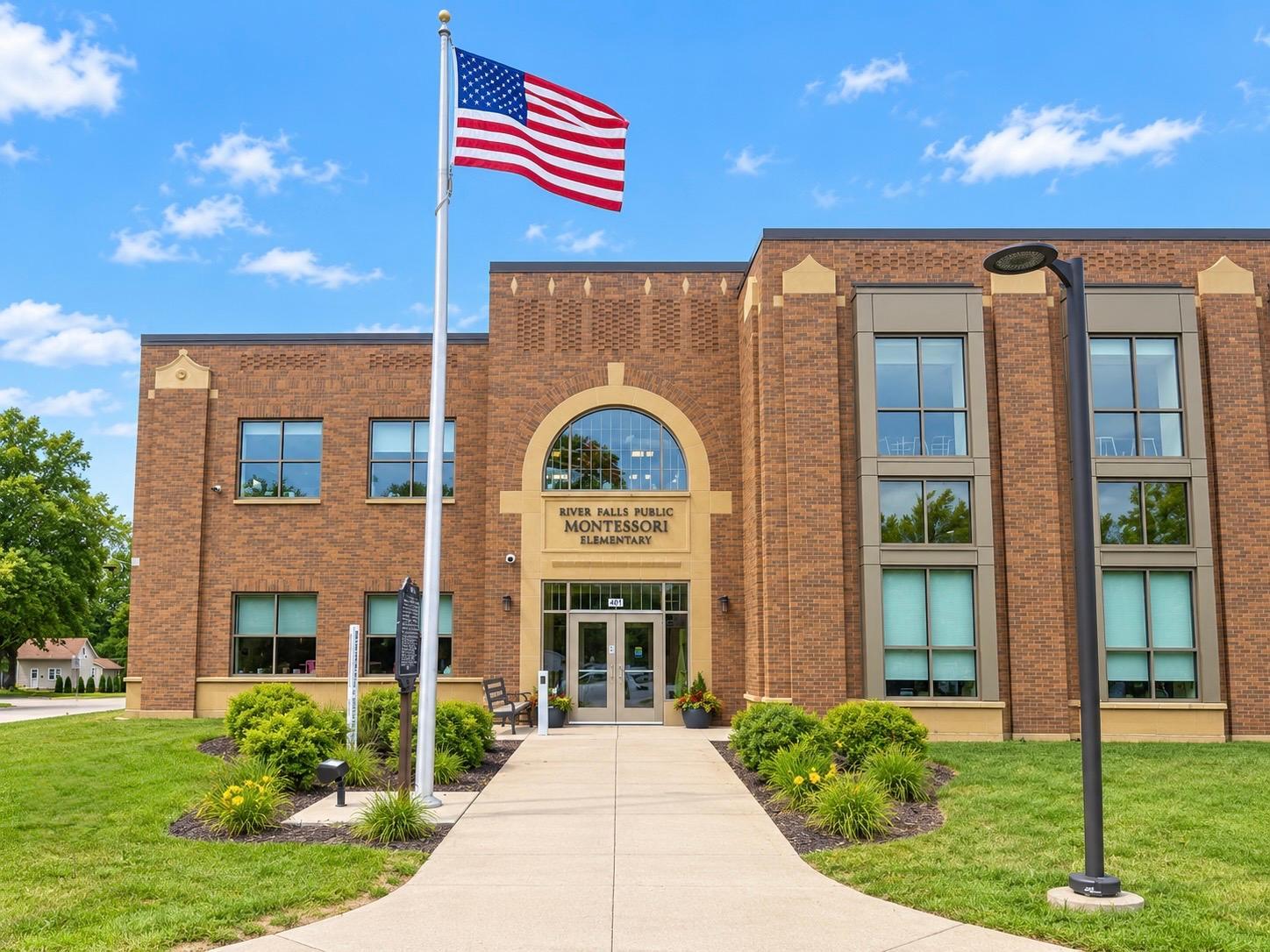 River Falls Montessori, a local educational option close to the neighborhood.