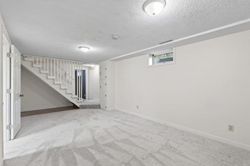 This picture shows how large the room is for whatever you want to use it for.
