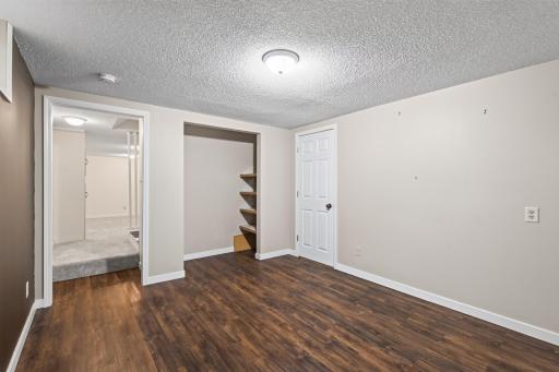 This shows the 2nd exit and closet.