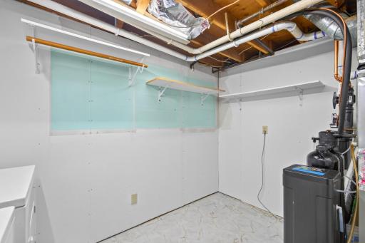 With additional shelving this could be great for more storage.