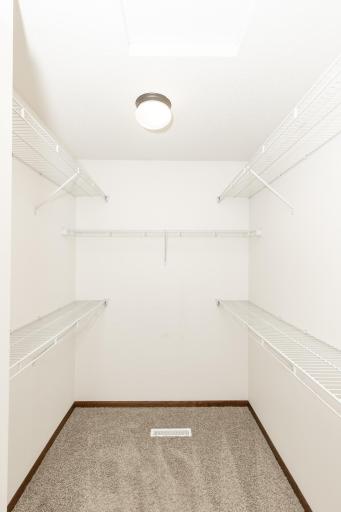 Walk-in primary closet