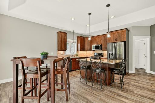 SS appliance, spacious cabinets and plenty of counter space.