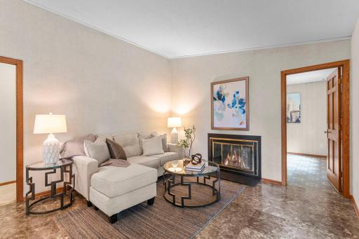 A different view showcasing the comfortable family room.