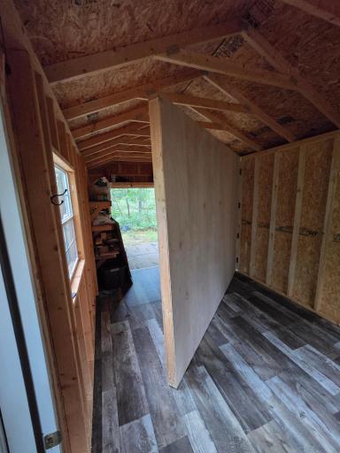 Shed with Wall to create seperate room