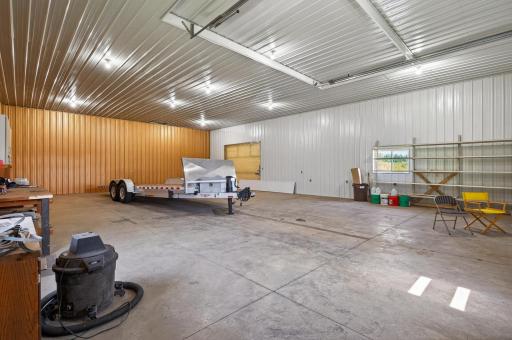 Fully insulated with in-floor heat