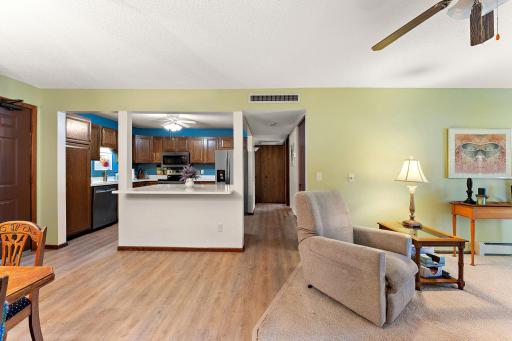 Open concept separates this unit from others in the building