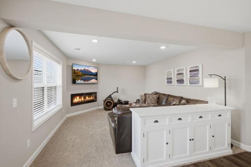 Alternative view of living room.