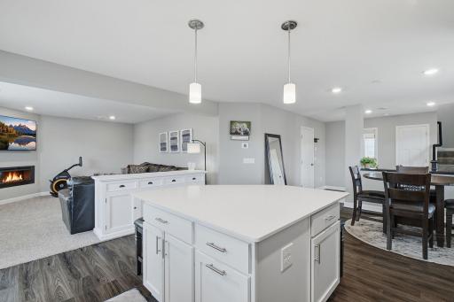 Generous kitchen storage and counter space—all the upgrades are already here!