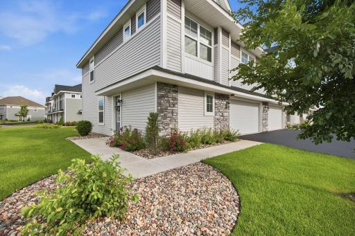 Desirable end-unit location with added privacy and extra outdoor space.