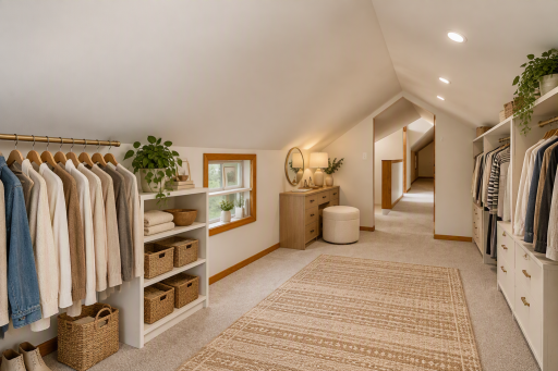 Primary Dressing Area - Virtually Staged Photos