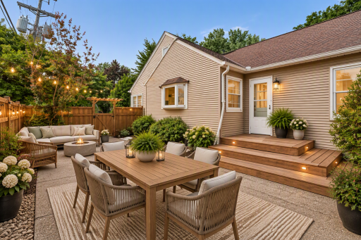 Backyard - Patio - Virtually Staged Photos
