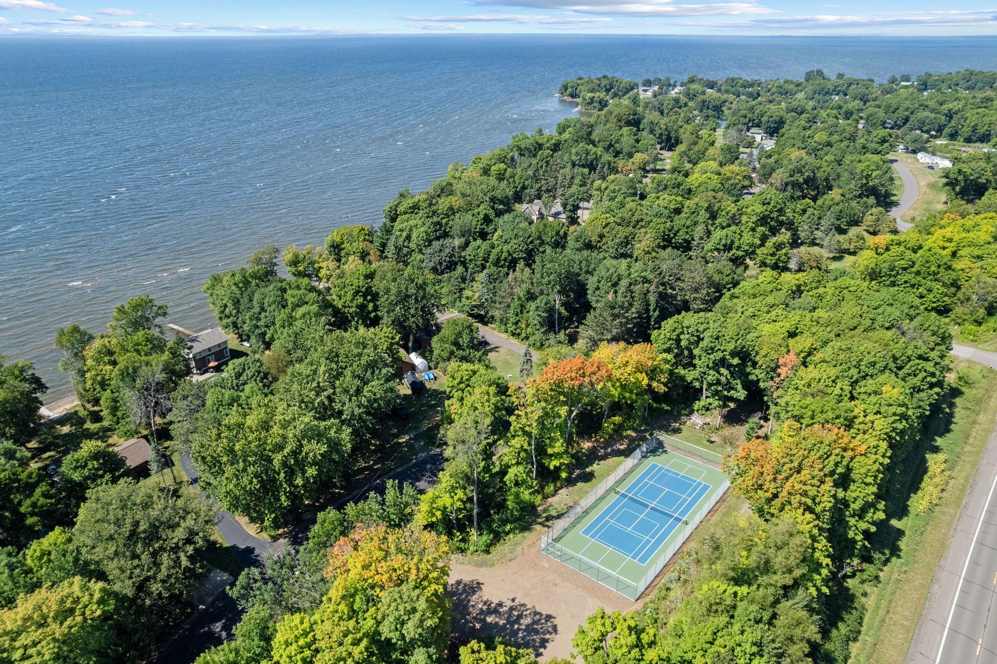 Beautiful 3 acre lot across the street from Mille Lacs lake