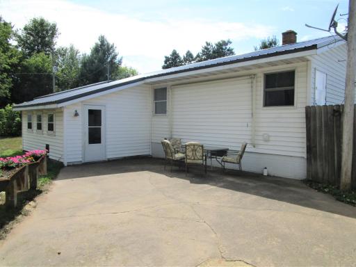 Exterior Back Patio With Sunsetter Awning