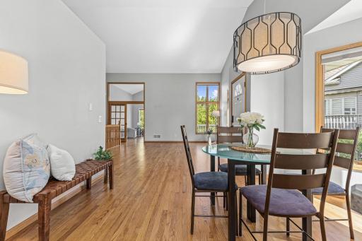 Step inside to a bright, beautifully updated interior with fresh paint, updated lighting, hardwood floors, and thoughtful improvements throughout.