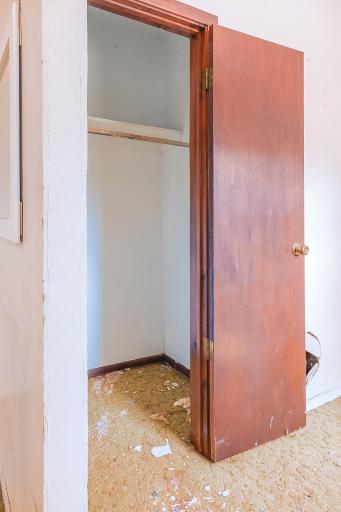 Upper unit bedroom closet