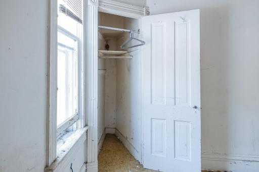 Upper bedroom closet