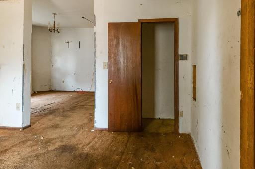 Storage/Entry closet in main floor living room