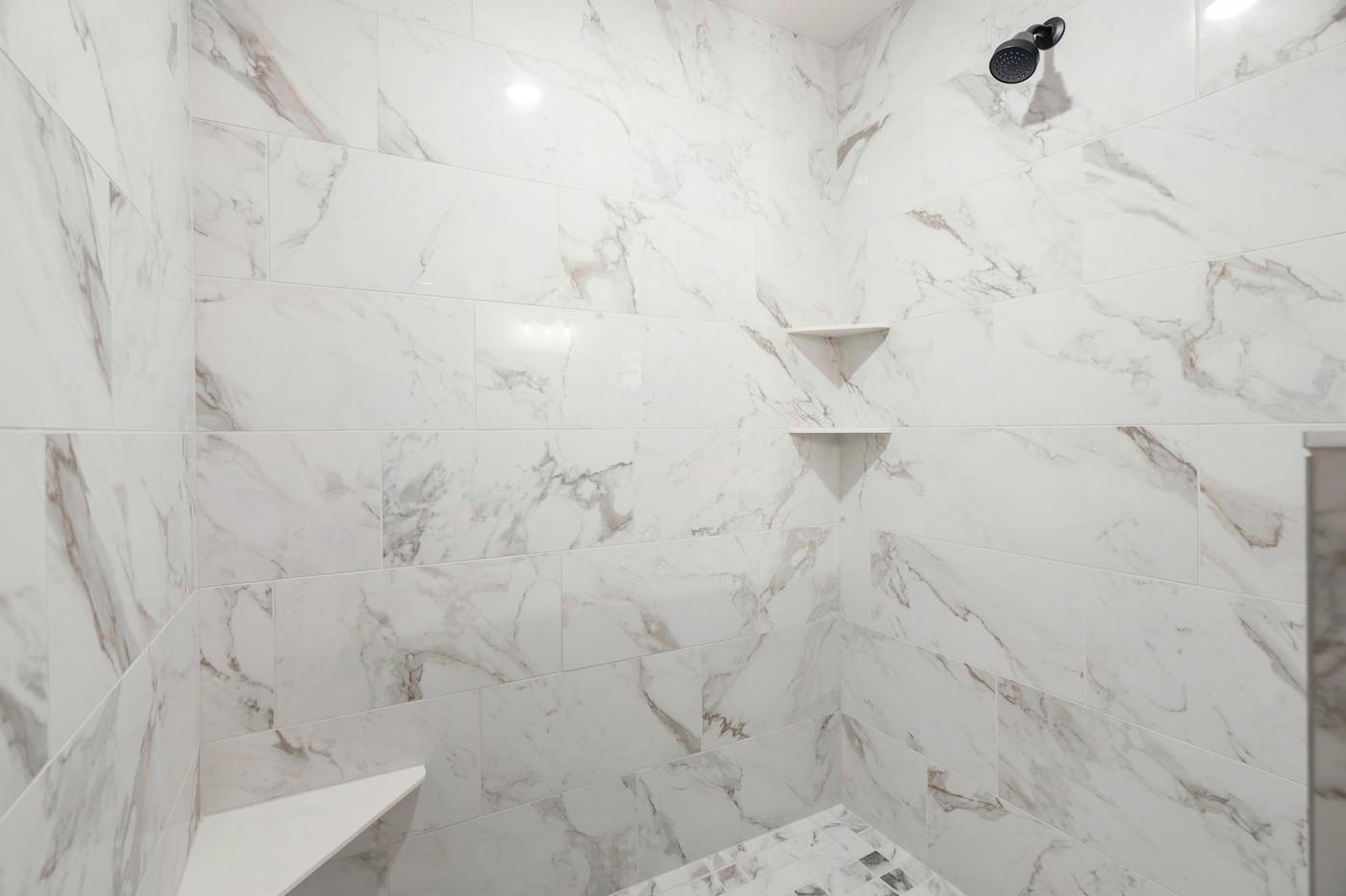 Owner's Fully Tiled Walk-in Shower