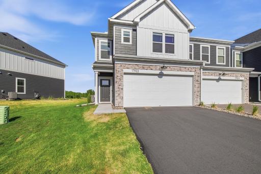 Welcome home to this beautifully designed, new construction property featuring striking curb appeal & a thoughtfully planned layout. The exterior showcases a blend of stone & contemporary siding, setting the tone for the quality found throughout.