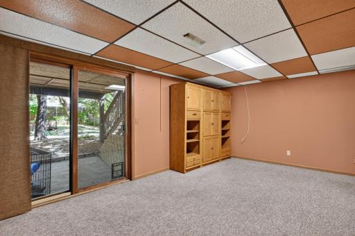 New ceiling tiles & paint would be a game changer