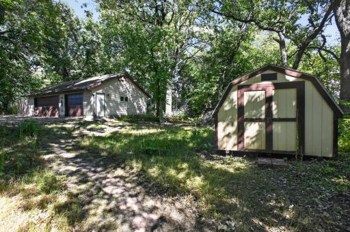 24x36 shed with cement floor, separate driveway