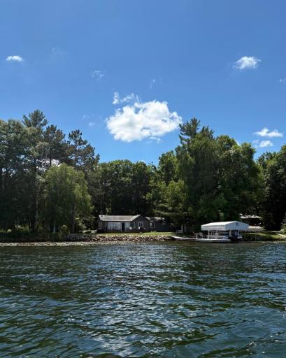 home view from the lake