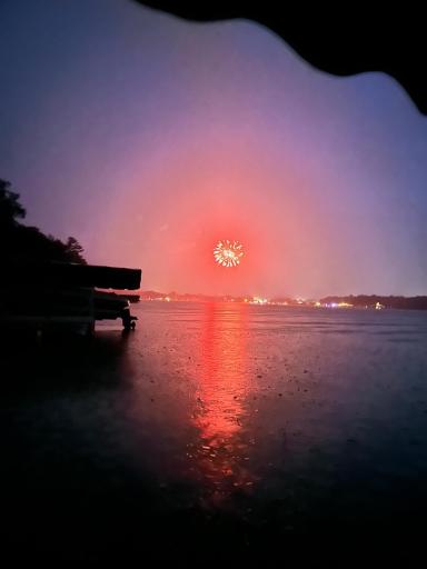 Crosby fireworks on July 4th