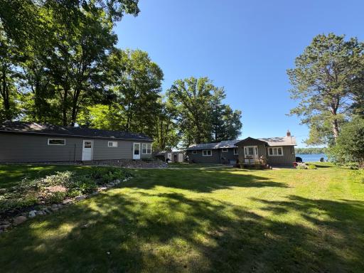 cabin and garage from road side