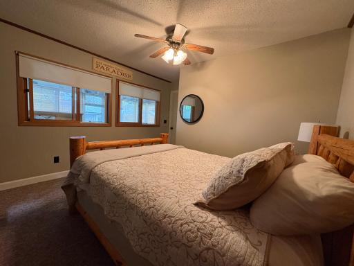bedroom in bunk house