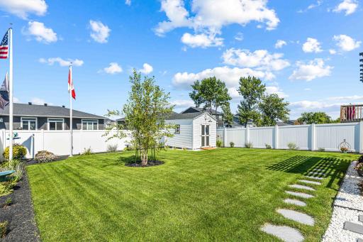 Fenced Backyard!