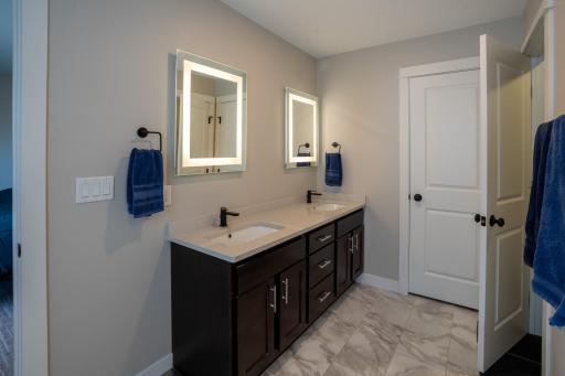 Primary Bath with Dual Sinks
