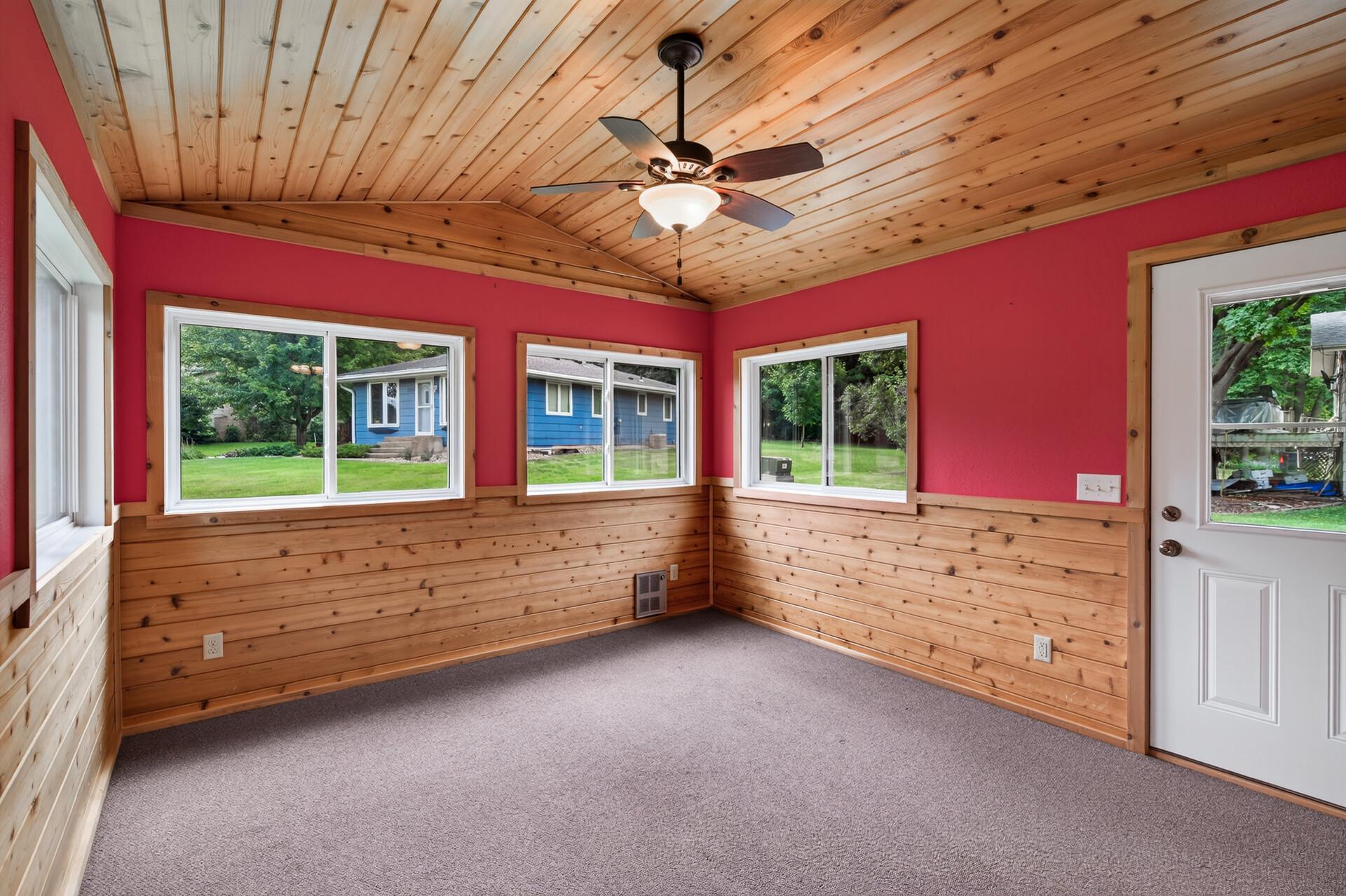 You'll spend plenty of time out in this wonderful four season porch