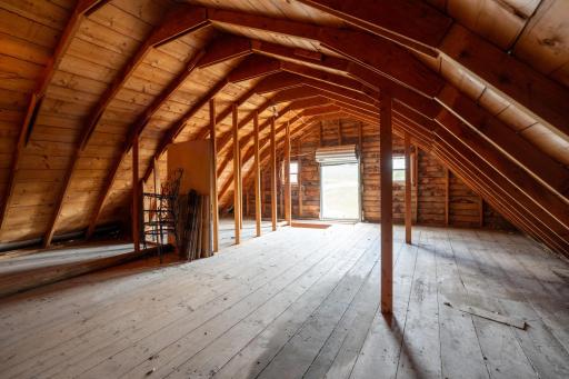 Upstairs of Barn