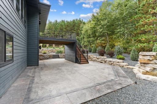 Enclosed storage under the staircase is ingenious for your beautiful outdoor living furniture