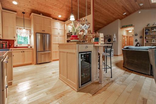 LOVE the kitchen! Custom cabinets (lots of them!). New SS fridge, wall oven, micro, & dishwasher 2026.
