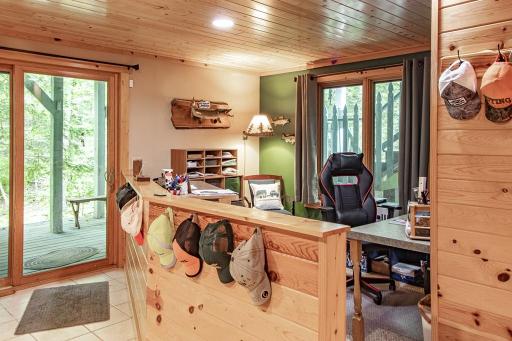 Perfect office area to far side of family room! Windows on both sides offer great views.