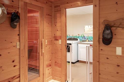 The lower level also includes a sauna and bright laundry room! Home includes air exchanger, on demand boiler and ductless mini split. NOTE: in floor heat roughed into garage.