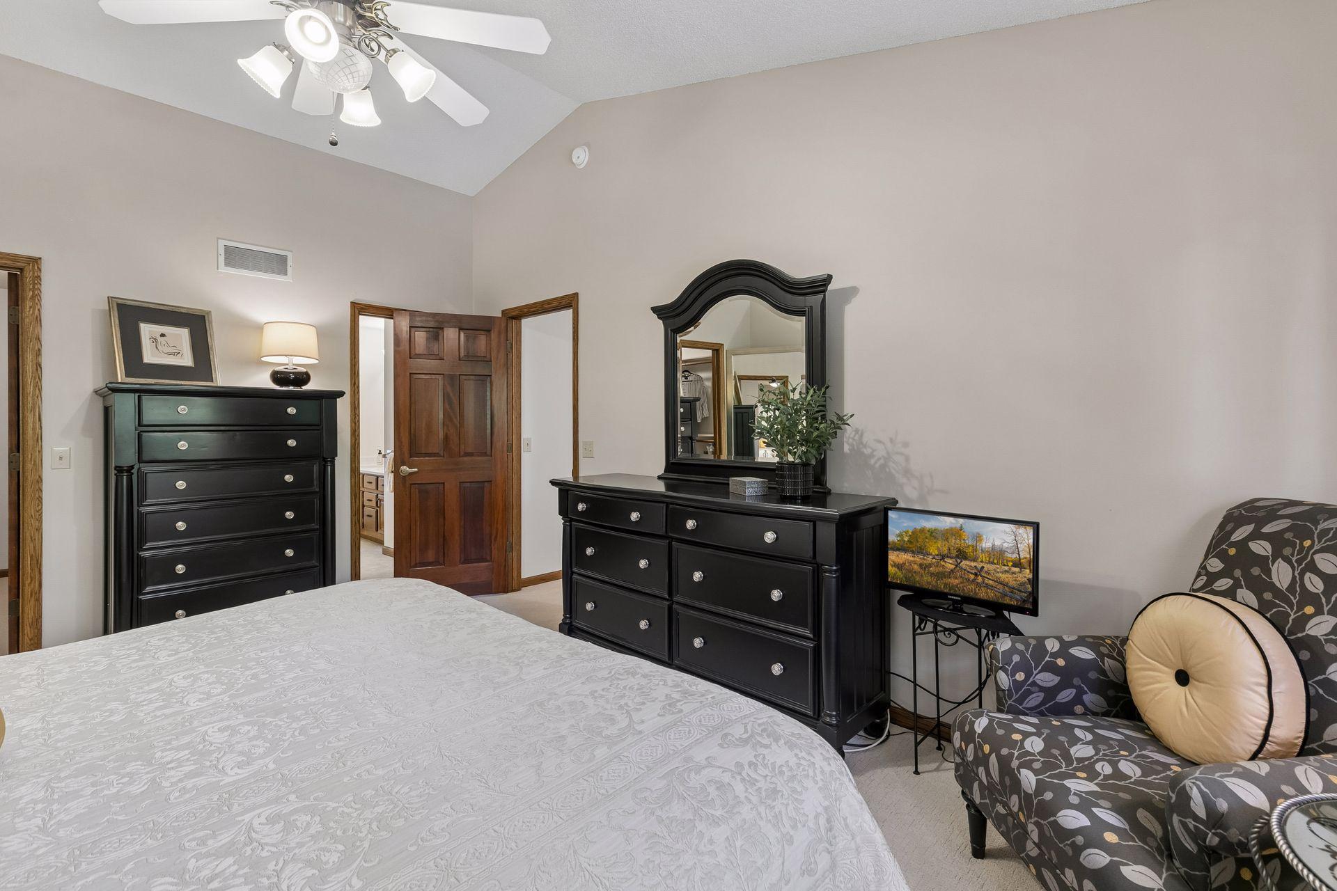 Alternate view of this impressive primary suite!
